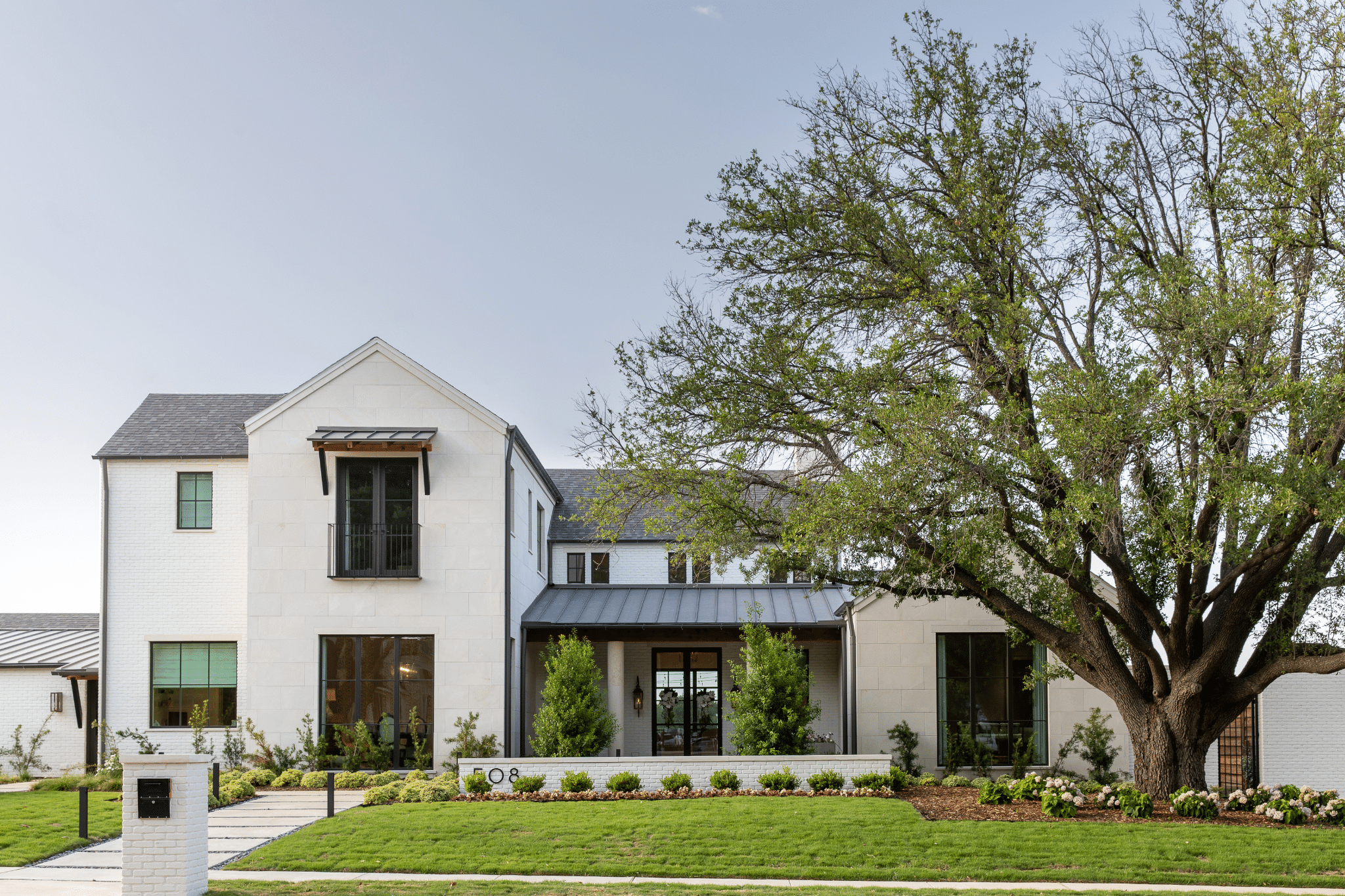 Custom home with pool